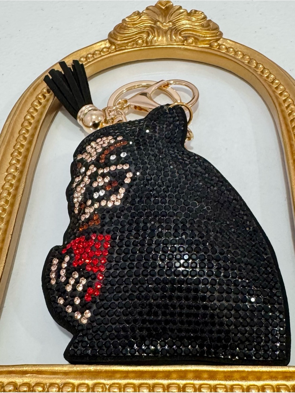 New Witch w/ Red Apple Keychain Bag Charm
